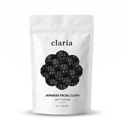 SERVIETTE EXFOLIANTE VISAGE ANTIBACTÉRIENNE CLARIA