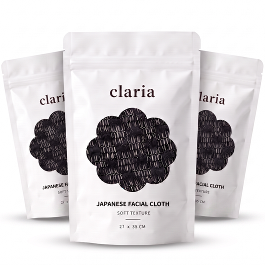 PACK 3 SERVIETTES EXFOLIANTES VISAGE ANTIBACTÉRIENNES CLARIA