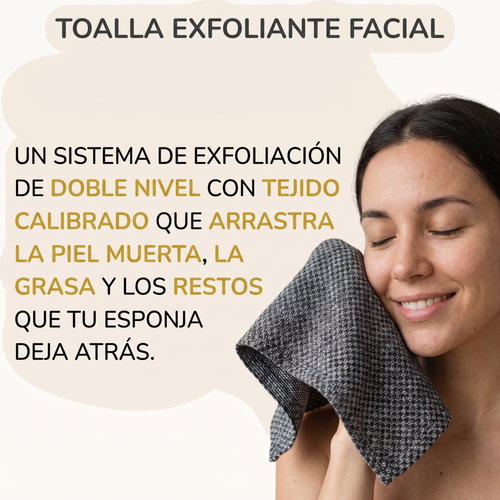PACK 3 SERVIETTES EXFOLIANTES VISAGE ANTIBACTÉRIENNES CLARIA