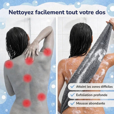 LINGETTE EXFOLIANTE ANTIBACTÉRIENNE CLARIA