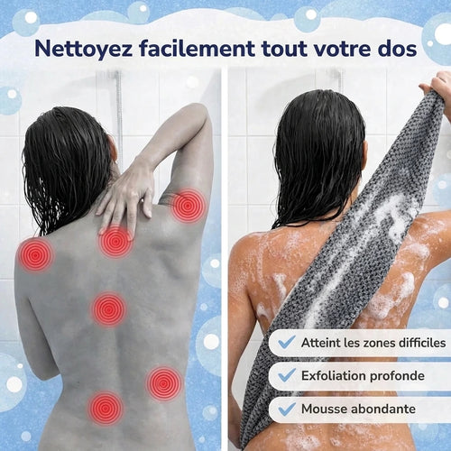 LINGETTE EXFOLIANTE ANTIBACTÉRIENNE CLARIA